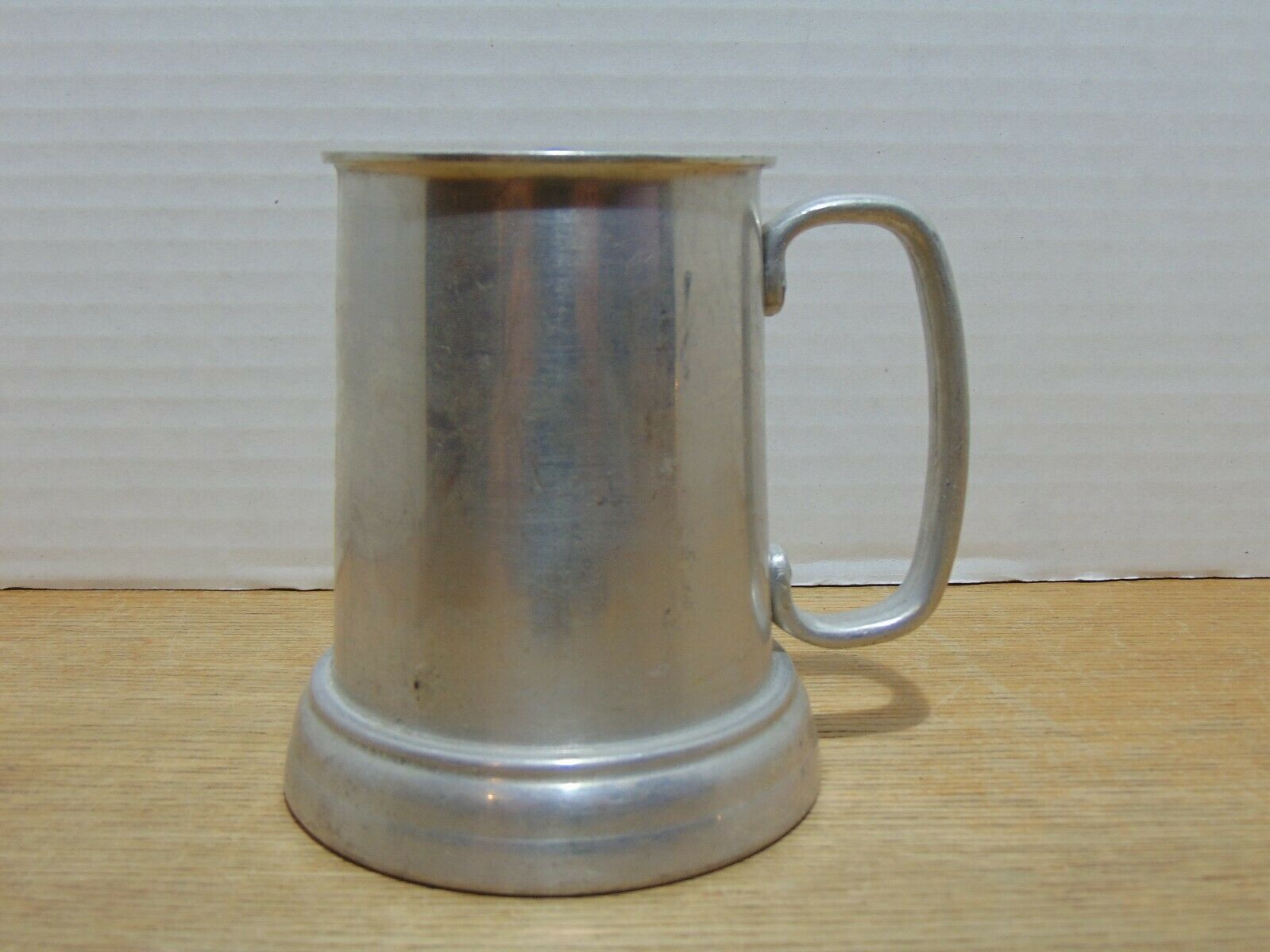 Aluminum Tankard Beer Stein Mug 4 1/2" Made In Hong Kong