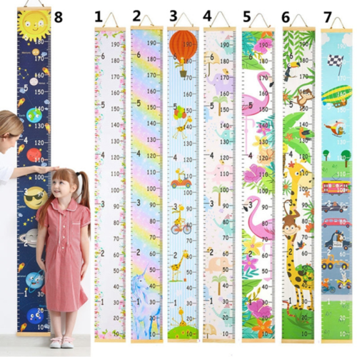 Kid Height Growth Chart Hanging Growth Chart Ruler Recording Height Measure Tool