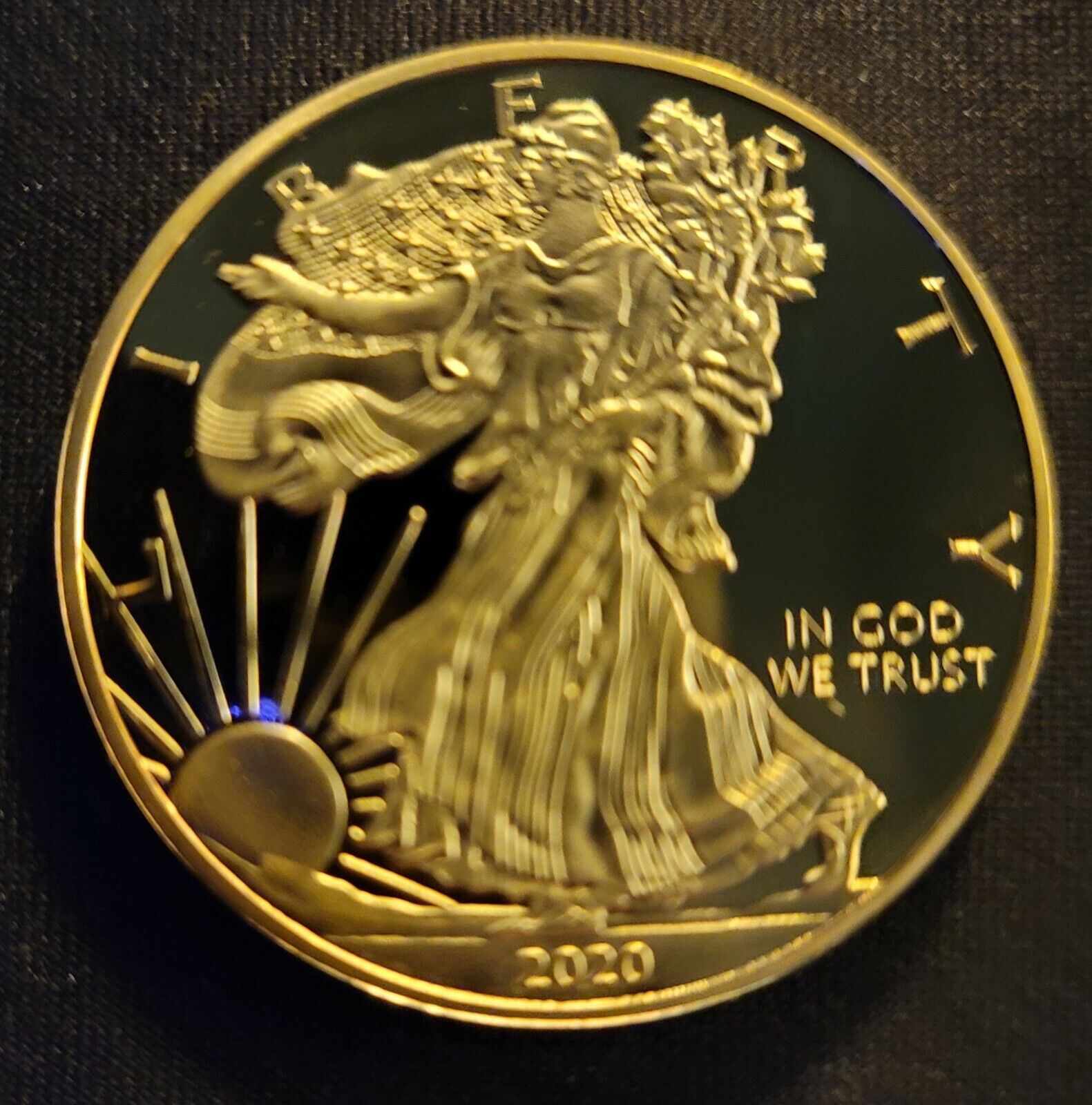 Fine Gold Coin 24K .999 1/10 Gram 40mm coin 29 gram coin