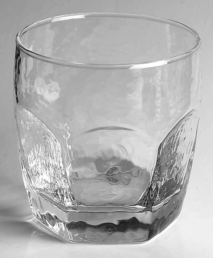 Libbey Glass Company Chivalry Clear Double Old Fashioned Glass 3734494