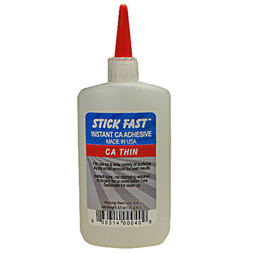 Stick Fast Thin Cyanoacrylate Adhesive 4-1/2 Ounce Bottle (ca Glue)