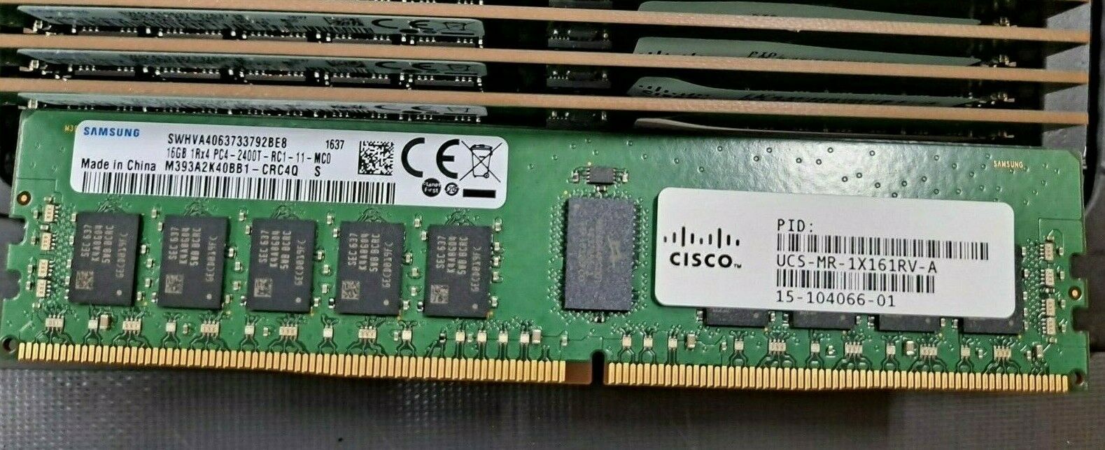 M393A2K40BB1-CRC4Q Samsung 16GB 1Rx4 PC4-2400T server memory