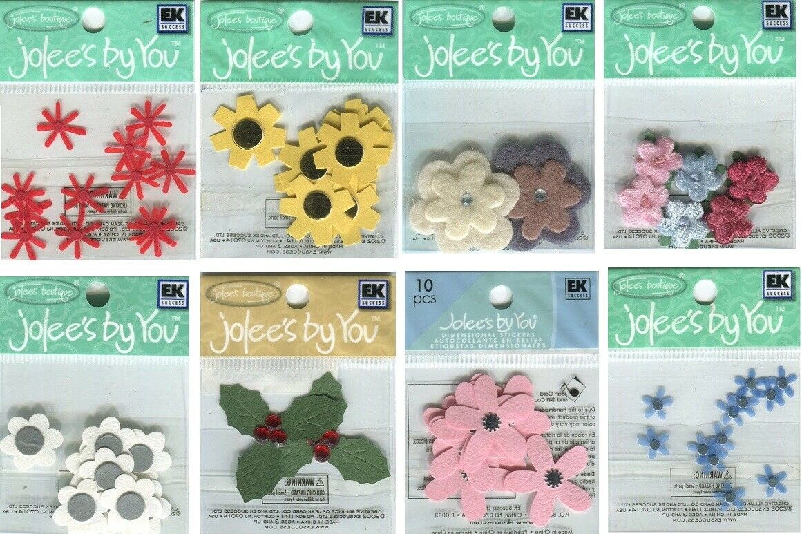 91 CHOICES Jolees by You Scrapbooking Paper FLOWERS & LEAVES Card making Crafts