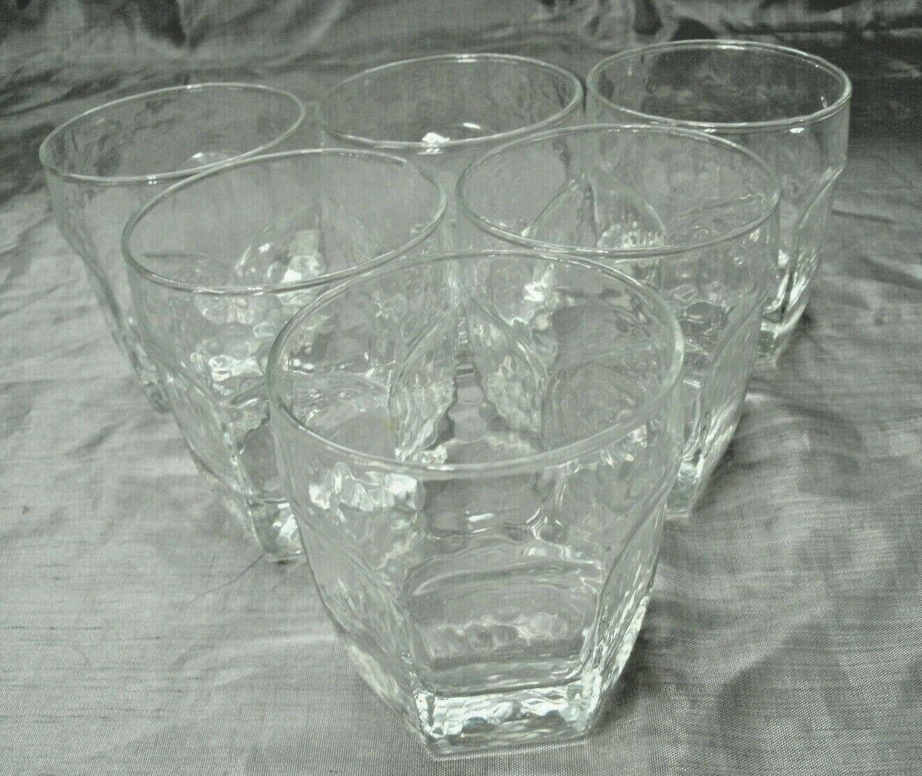Vtg Libbey Chivalry Clear Set Of 6 Double Old Fashioned On The Rocks Glass New 2
