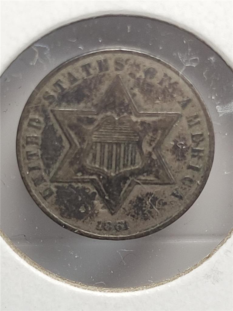 1861 3 CENT SILVER