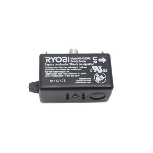 Used Ryobi Gda200rx Garage Door Safety Sensors Cable Cut
