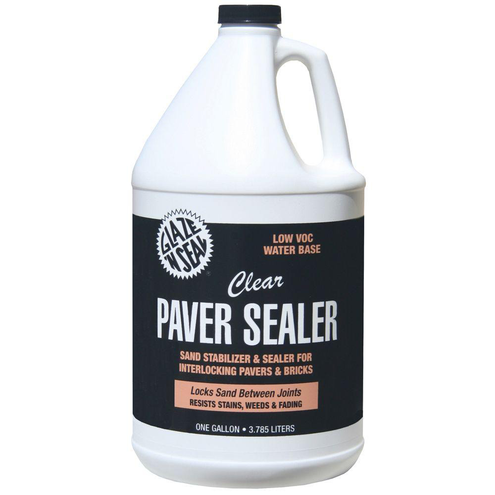 1 Gal. Clear Paver Sealer Sand Stabilizer Long Lasting Protection