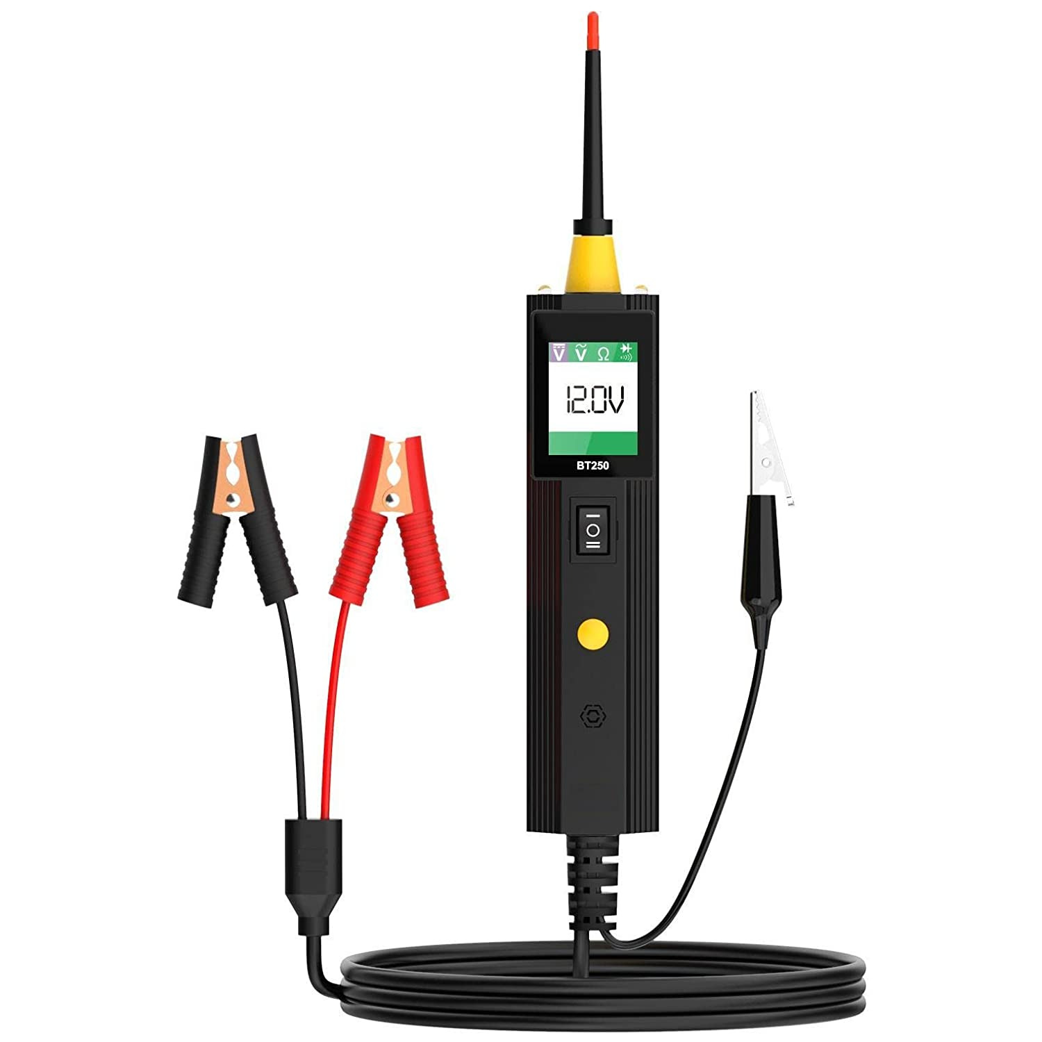 Power Circuit Probe Tester,Car Electrical Tester with LED Light, Power Prob Shor