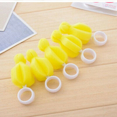 6pcs New Baby Nipple Brush Bottle Brush Sponge Cleaner With Pacifier Brus Rju