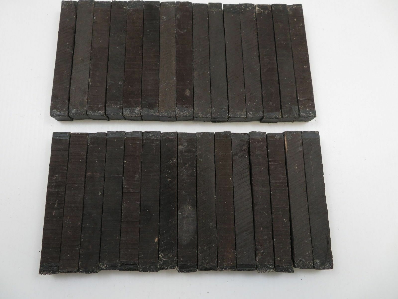 (5) Lot Of 5,  Black Ebony Pen Blanks Wood Turning Square   3/4" X 3/4" X 6"