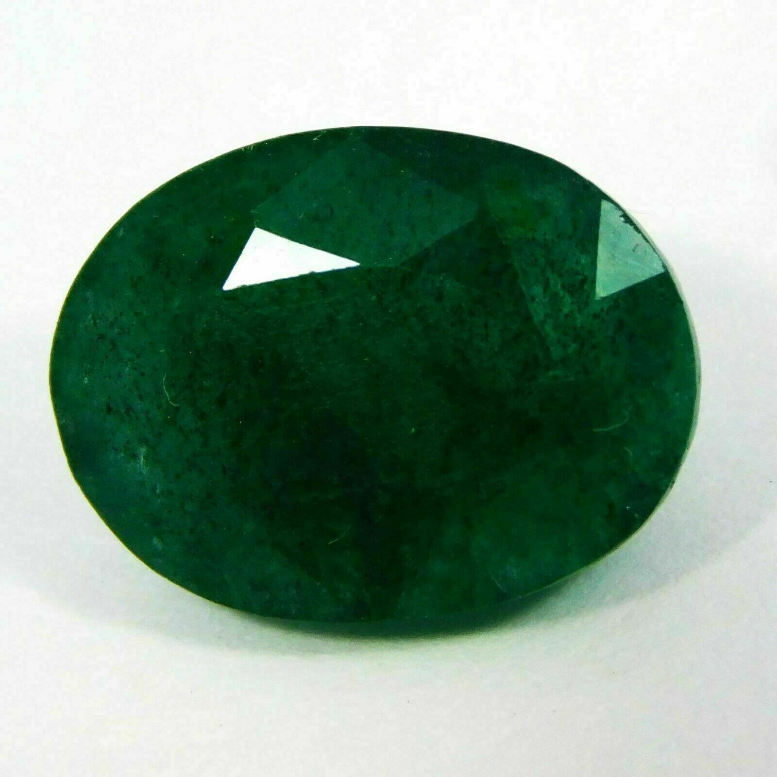 Natural Loose Gemstone 5 Ct Certified Zambia Green Emerald Oval Shape