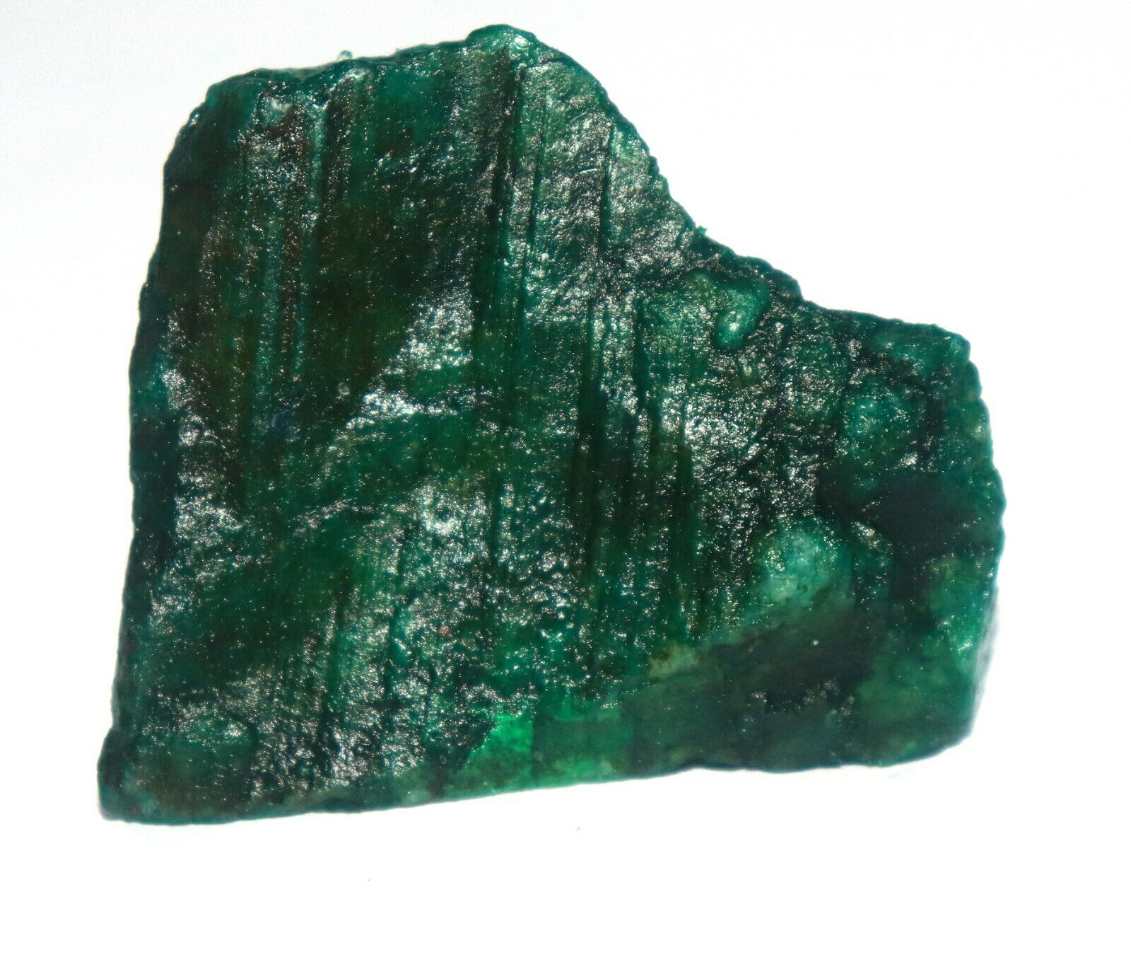 396Ct Certified Top Quality Green Emerald Natural Gemstone Loose Rough TG1602