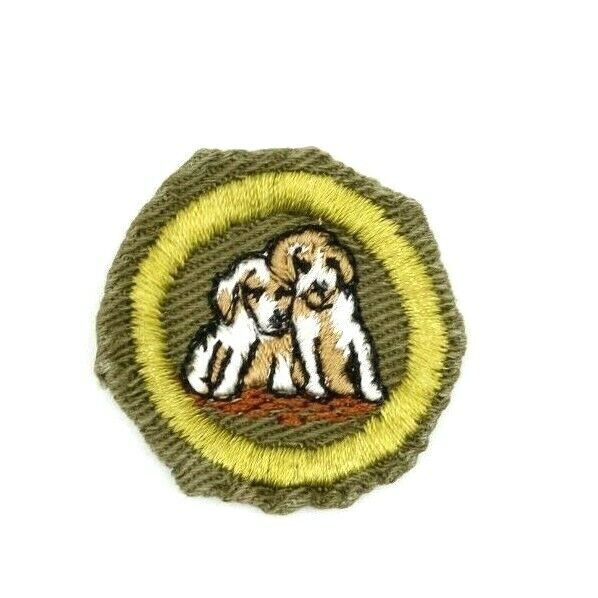 Vintage Dog Care Merit Badge Boy Scouts Bsa