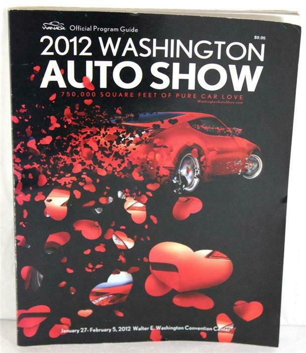 Wanada Official Program Guide Brochure 2012 Washington Dc Auto Convention Center