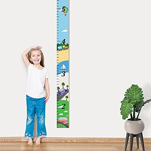 Wooden Growth Chart For Kids [boys And Girls] | Growth Chart Ruler Kids Height |