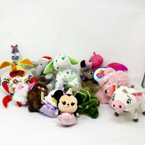 Lot Plush Stuffed Animal Toys Reseller Daycare Collector Disney Webkinz & More