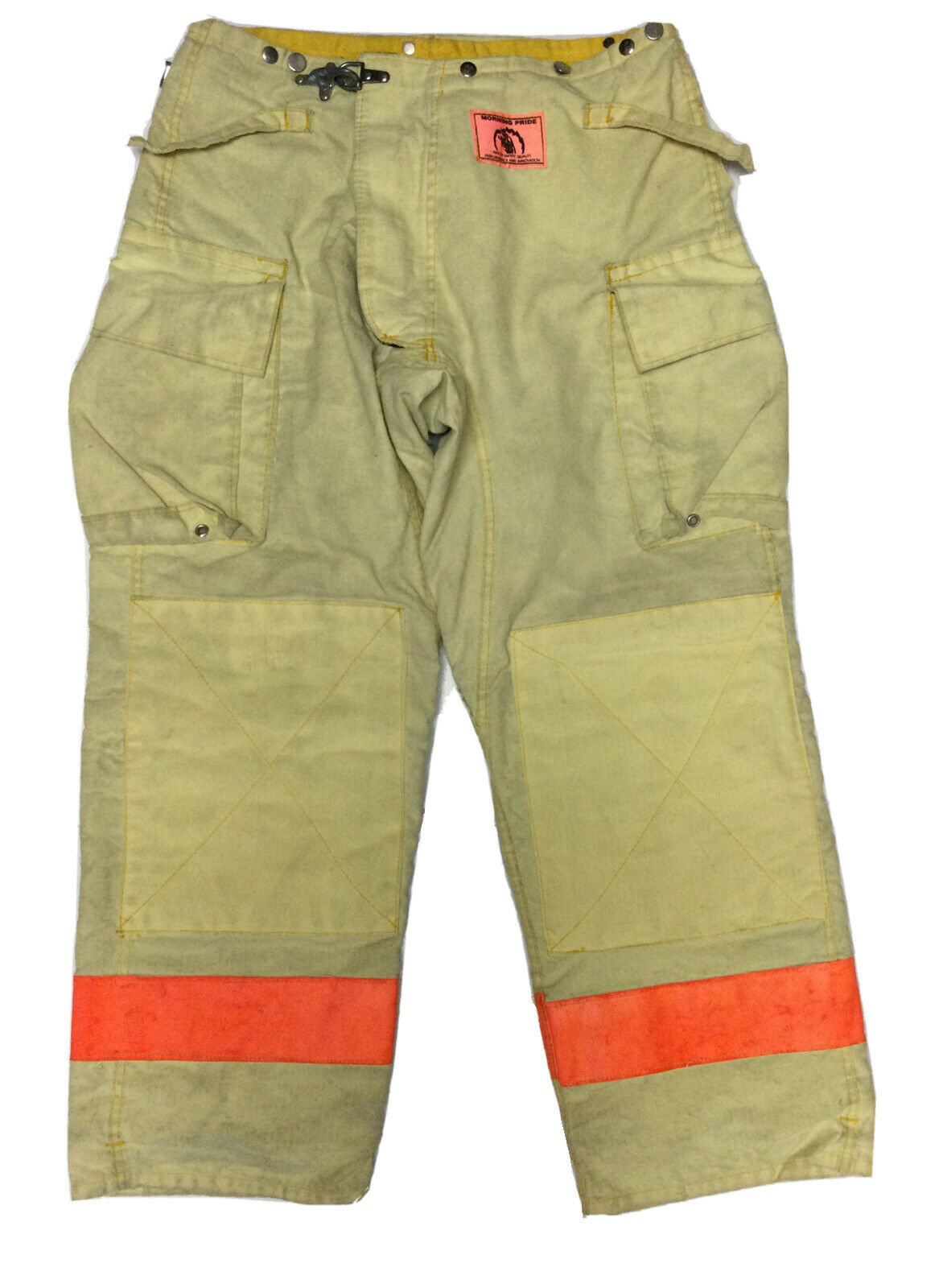 36x32 36l Janesville Lion Yellow Firefighter Turnout Pants With Orange P1341