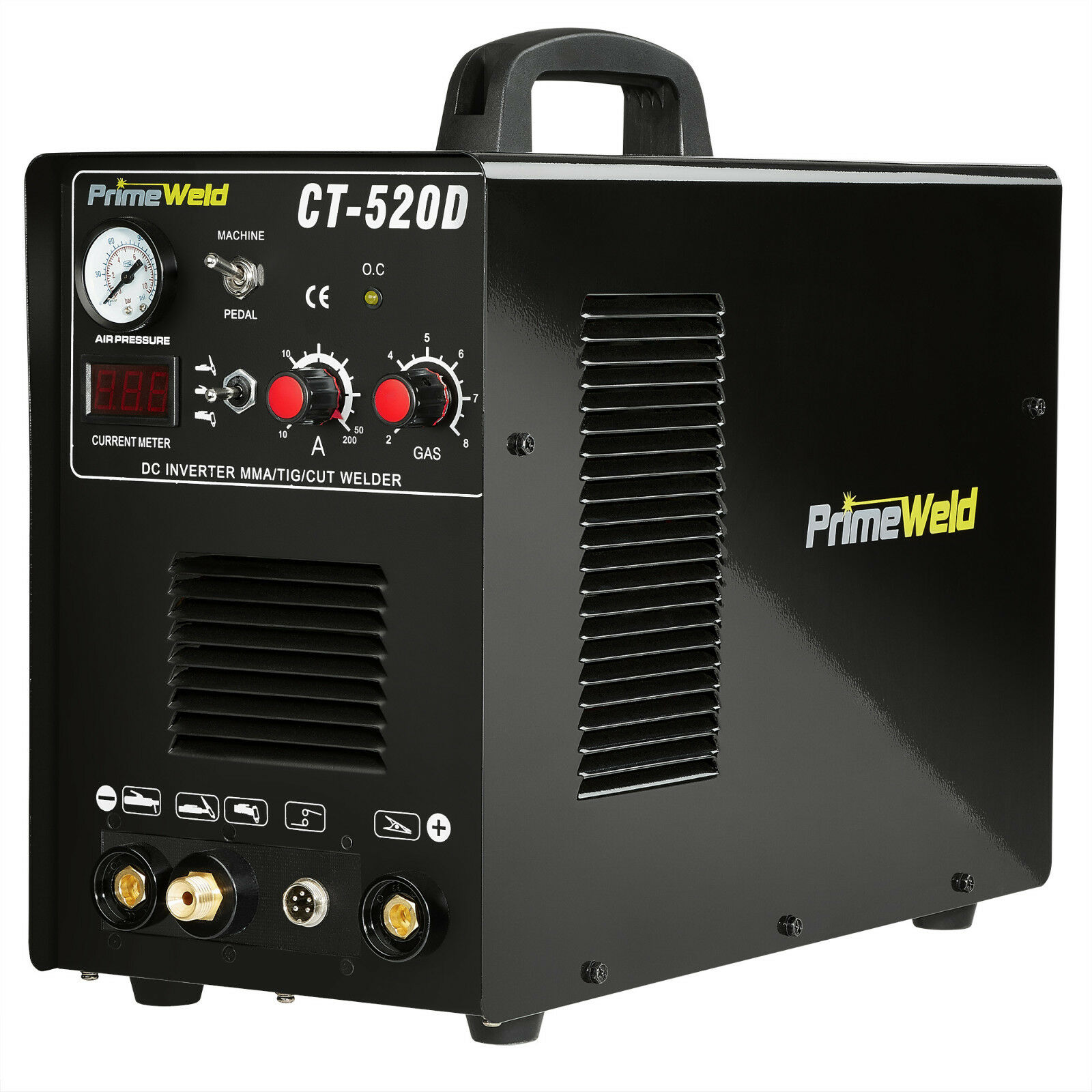 Primeweld Plasma Cutter Ct520d 50 A /200 A Tig Arc Mma Welder 110/220v  New