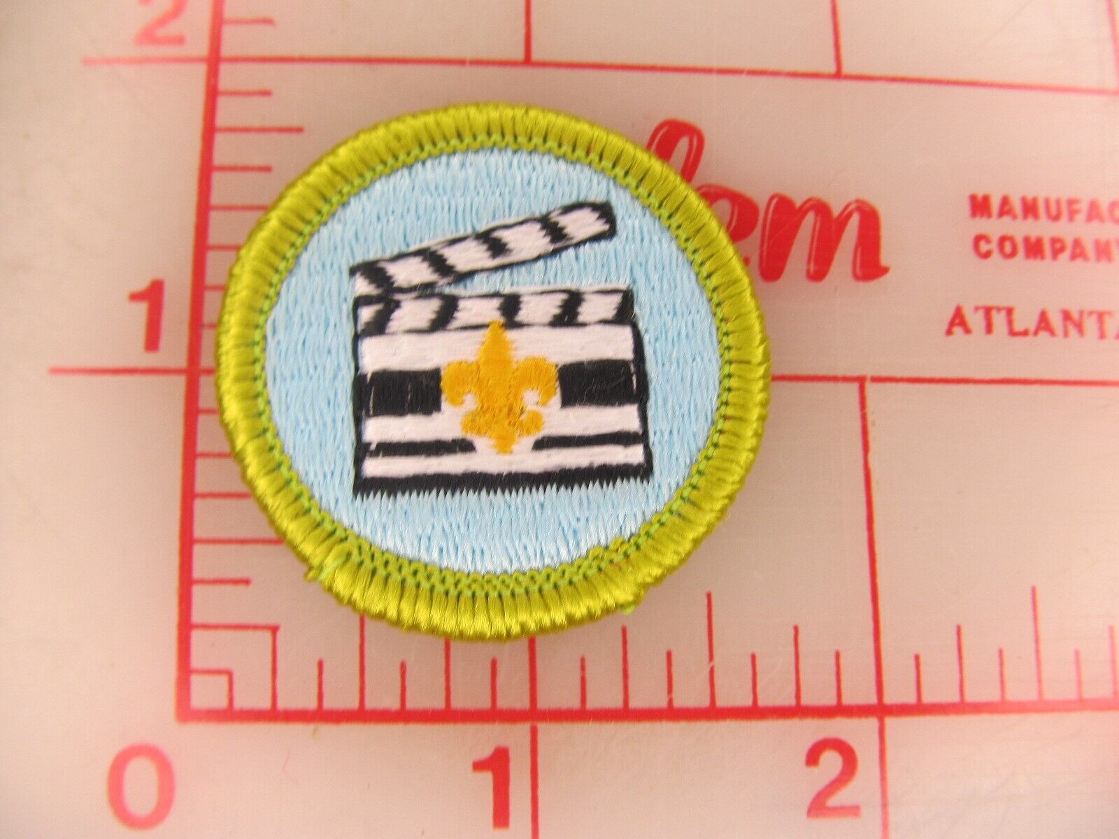 Scout Stuff Backed Cinematography Merit Badge Emblem Patch (yz)