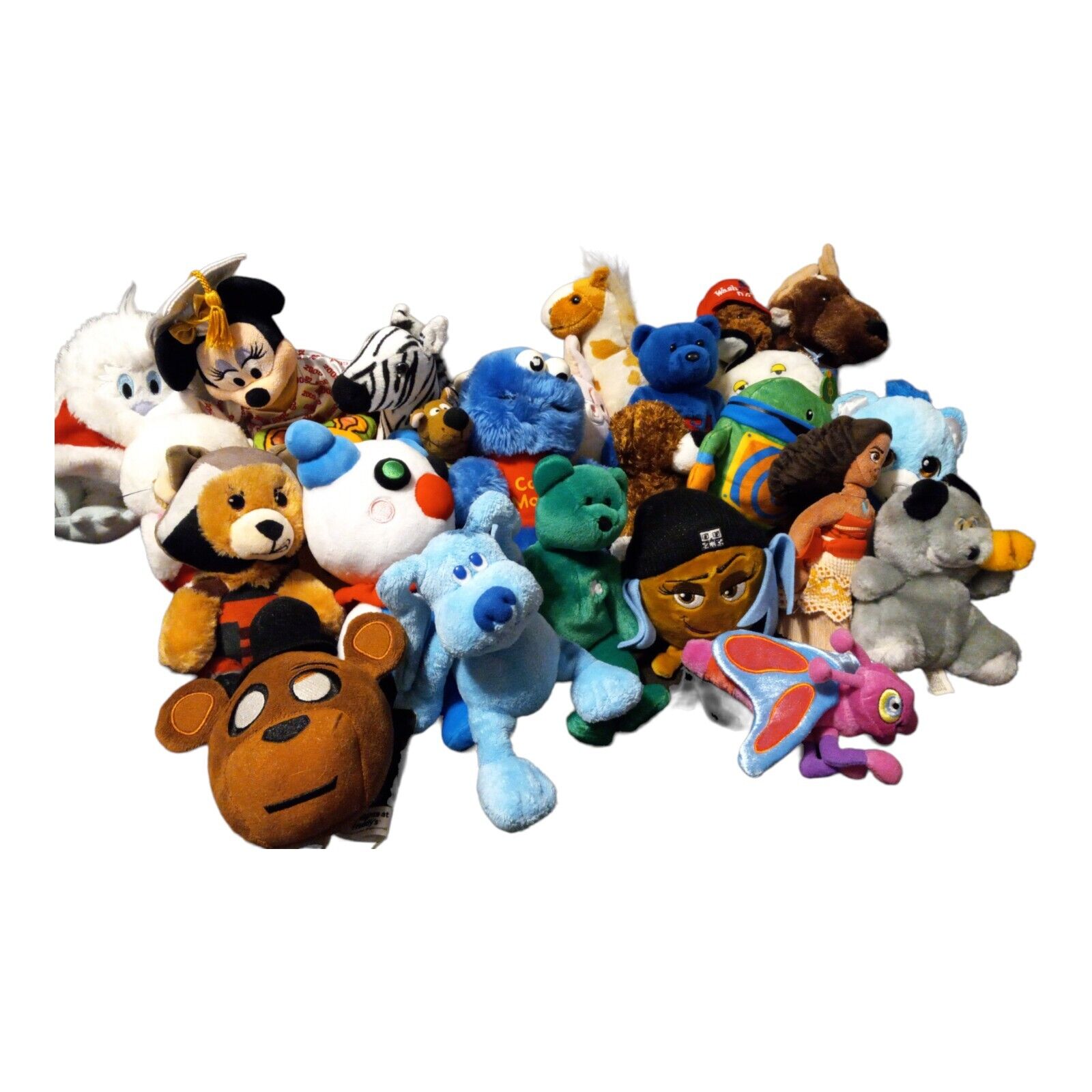 Lot Of 25 Various Plush Stuffed Animals Wholesale disney, Marvel, bab and more