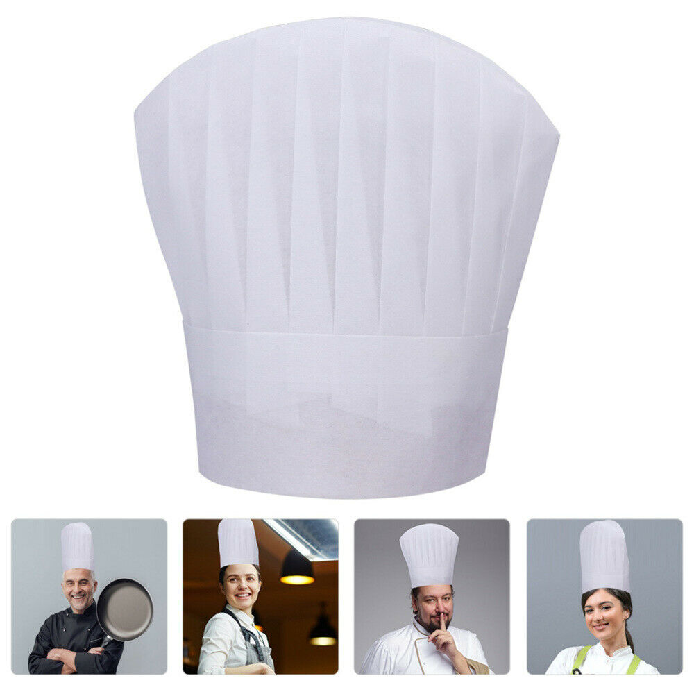 10pcs Oilproof Dustproof Cooking Working Hats Kitchen Accessories